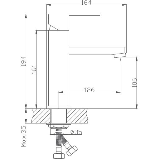 Смеситель для раковины Haiba HB10803