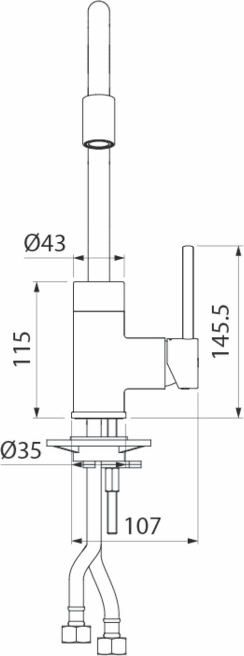 Смеситель для кухни, Iddis Kitchen 360, K36SBJBi05