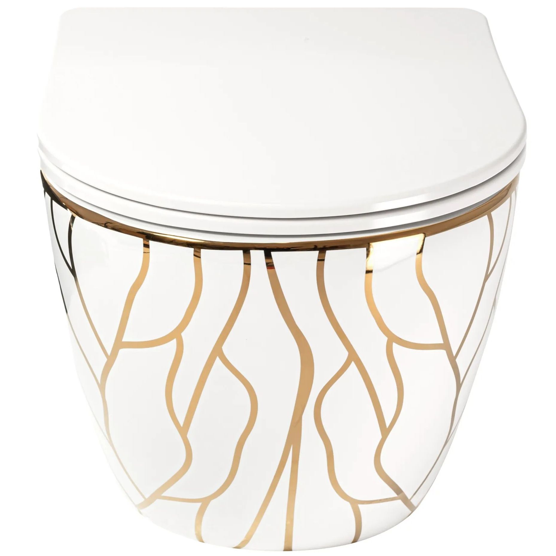 Унитаз подвесной Rea Carlos Duroplast Flat Wave, REA-C8767