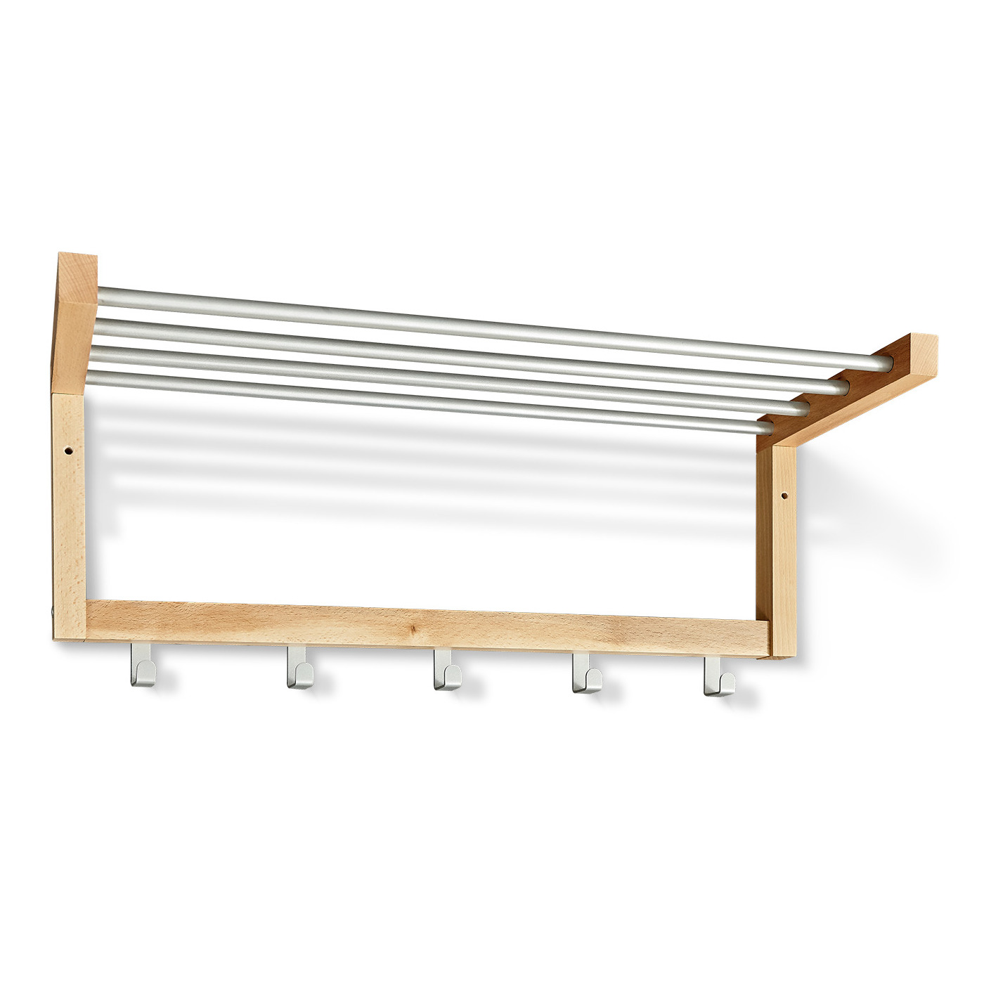 Вешалка Sheffilton Альберо SHT-WH4 прозрачный лак/алюм.мет, 985631