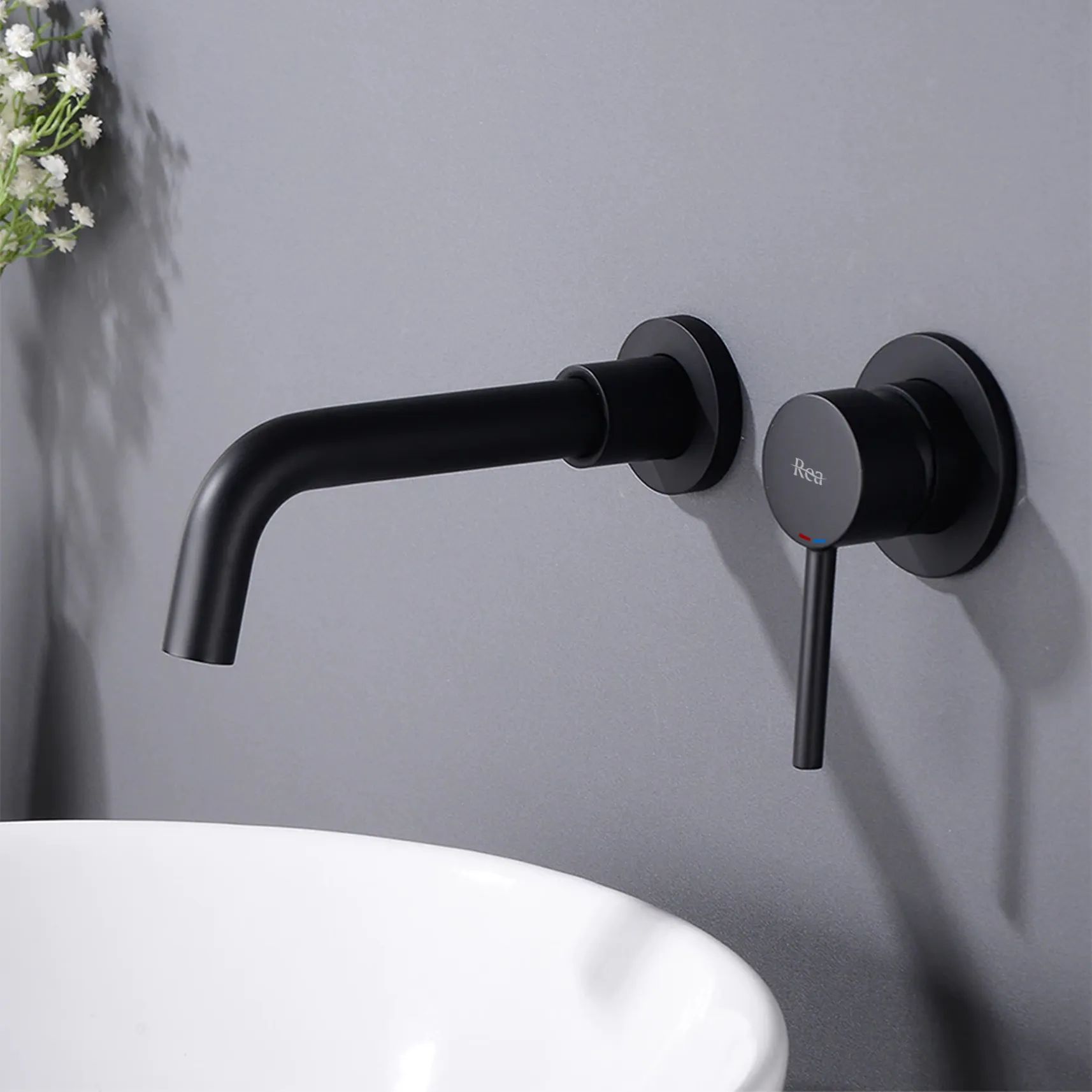 Смеситель встраиваемый Rea Lungo Long Black, REA-B0371