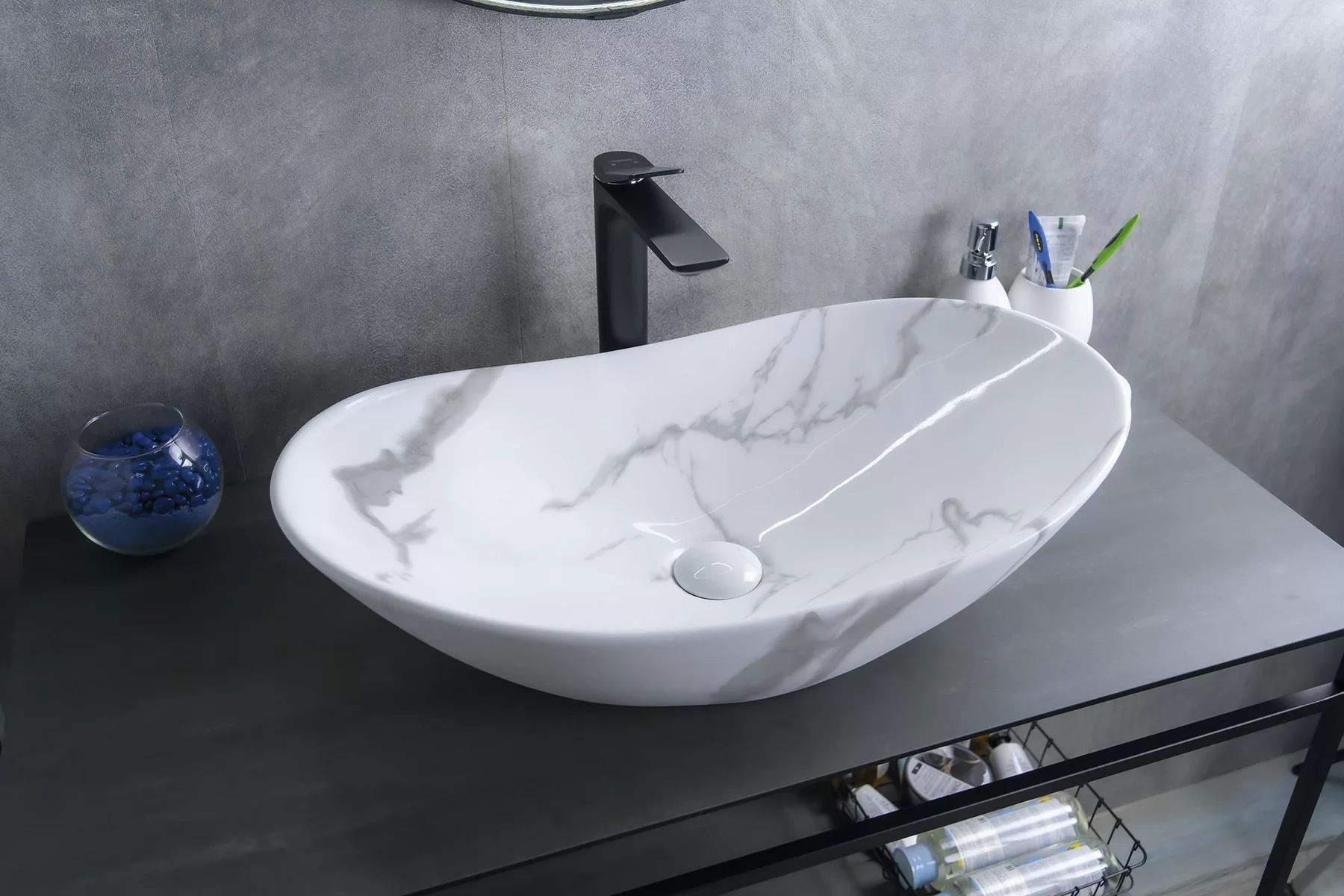 Умывальник Gid MNC811C 61x37, 54478