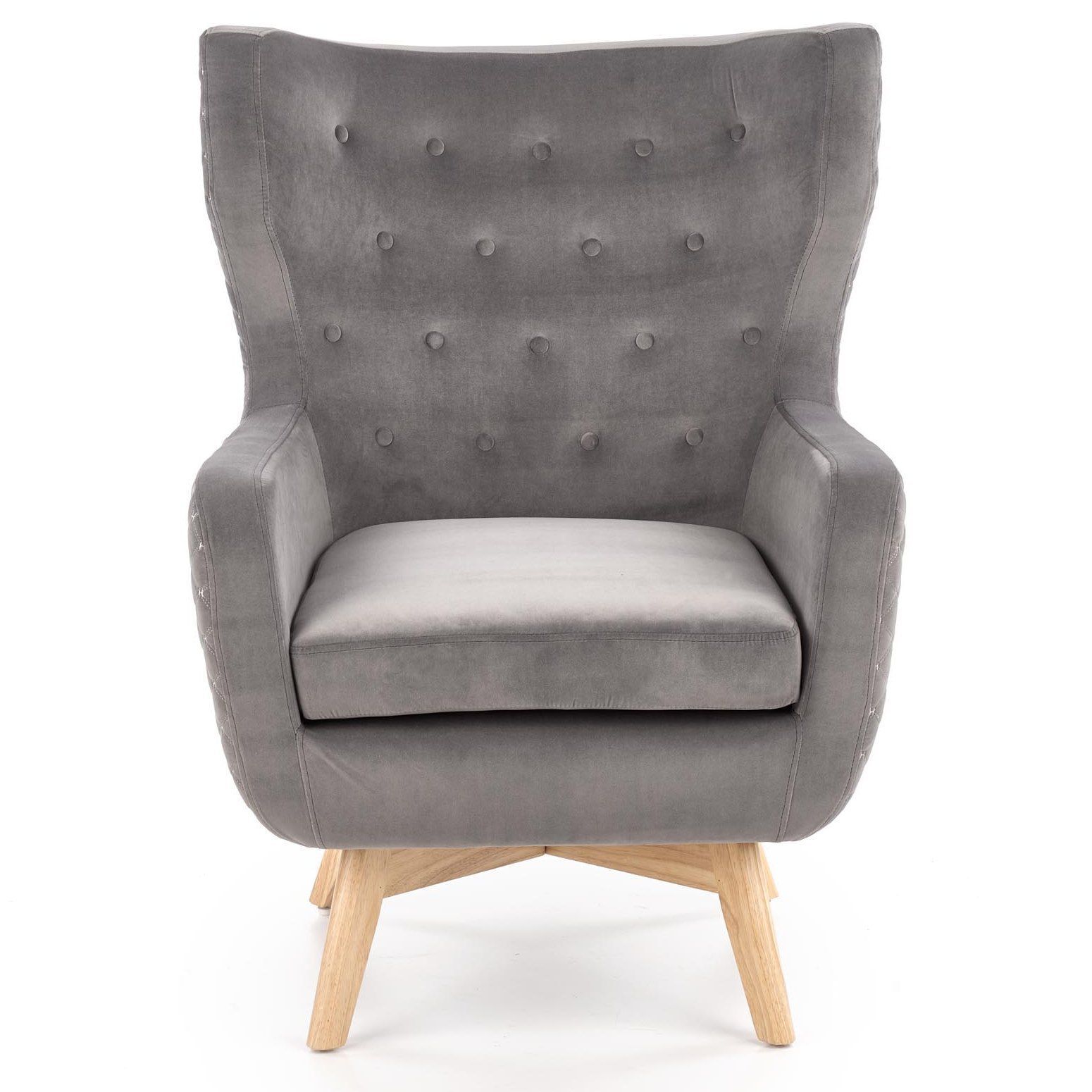 Кресло Halmar Marvel серый/черный, V-CH-MARVEL-FOT-POPIEL