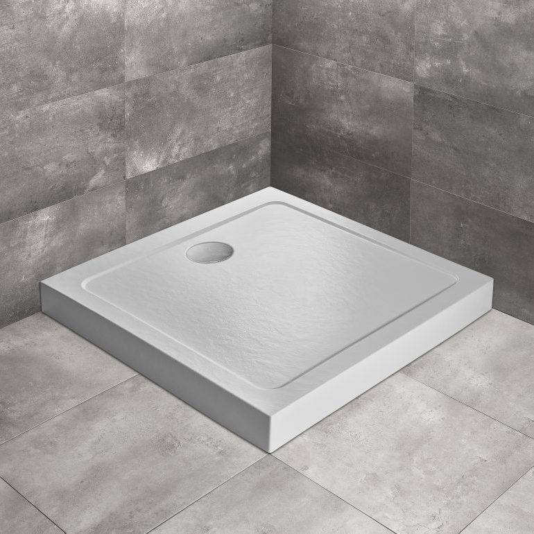 Душевой поддон Radaway Doros C Compact Stone White 90x90