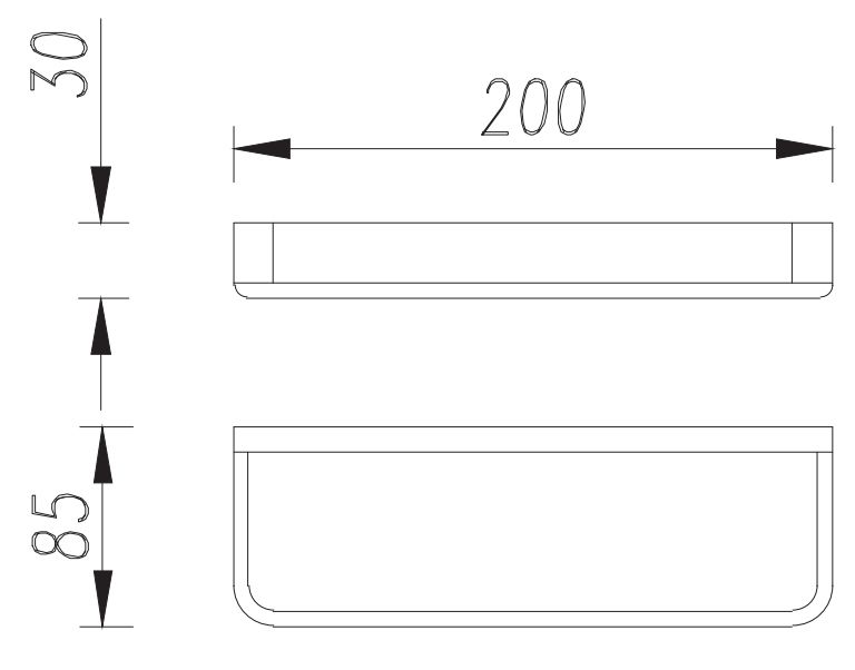 Вешалка для полотенца 21 см Omnires Lugano, LU30230CR
