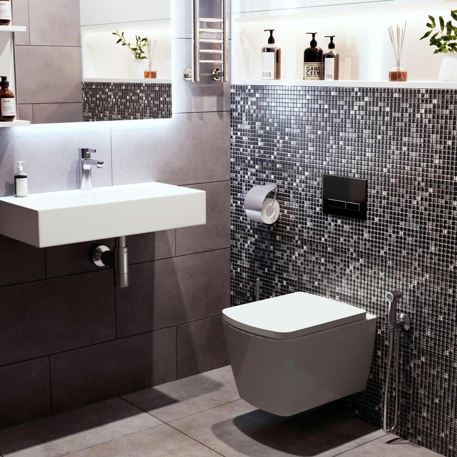 Комплект инсталляции и унитаза 6 в 1 Lavinia Boho Relfix Aveo Rimless, 77040130