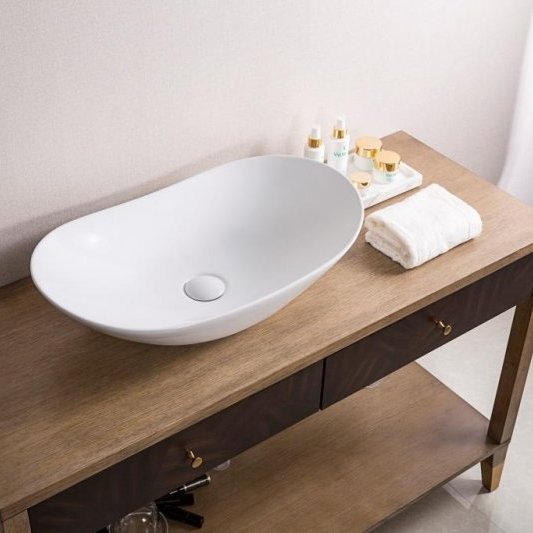 Раковина керамическая накладная Belbagno 60.5x36, BB1404