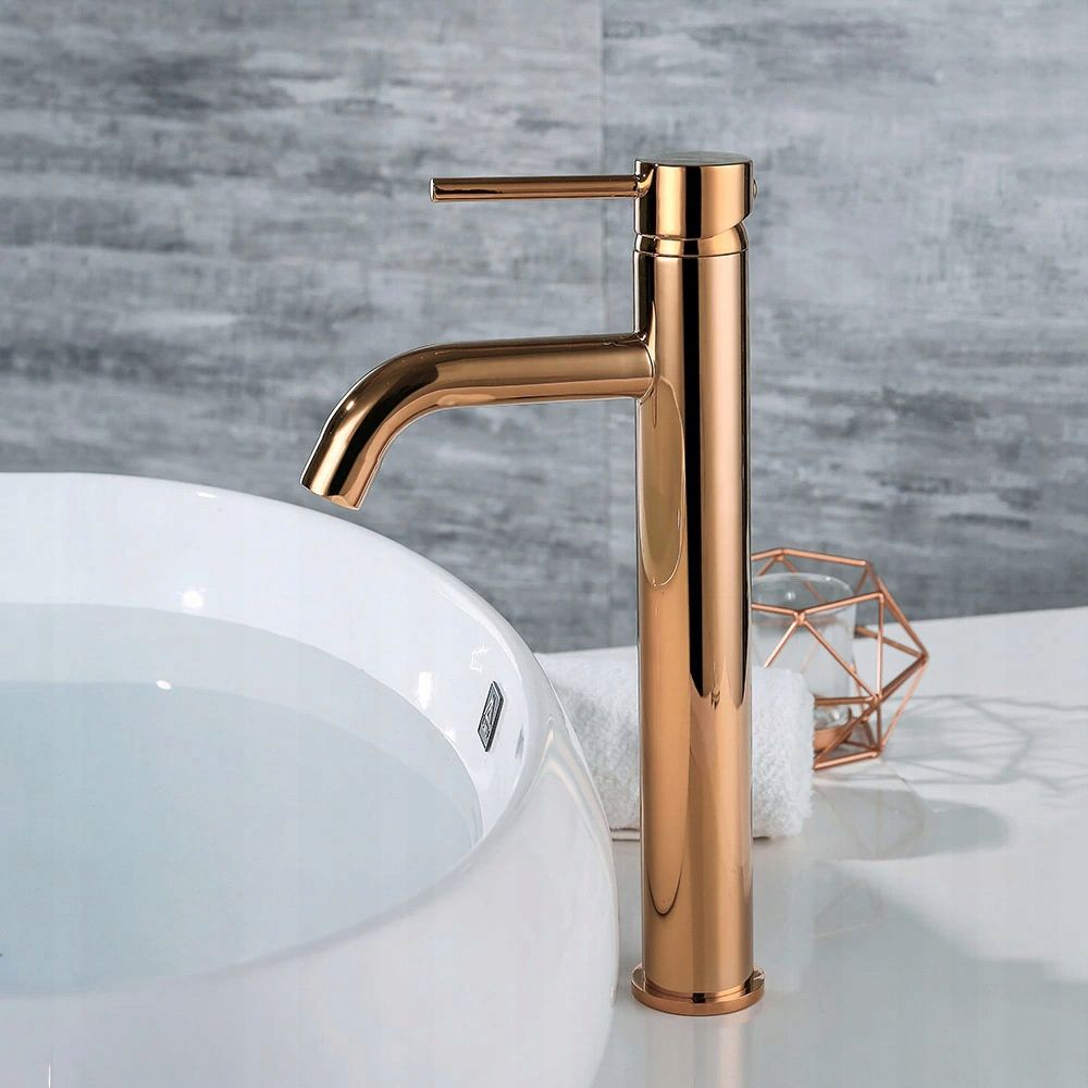 Смеситель для умывальника Rea Lungo Rose Gold, REA-B6321