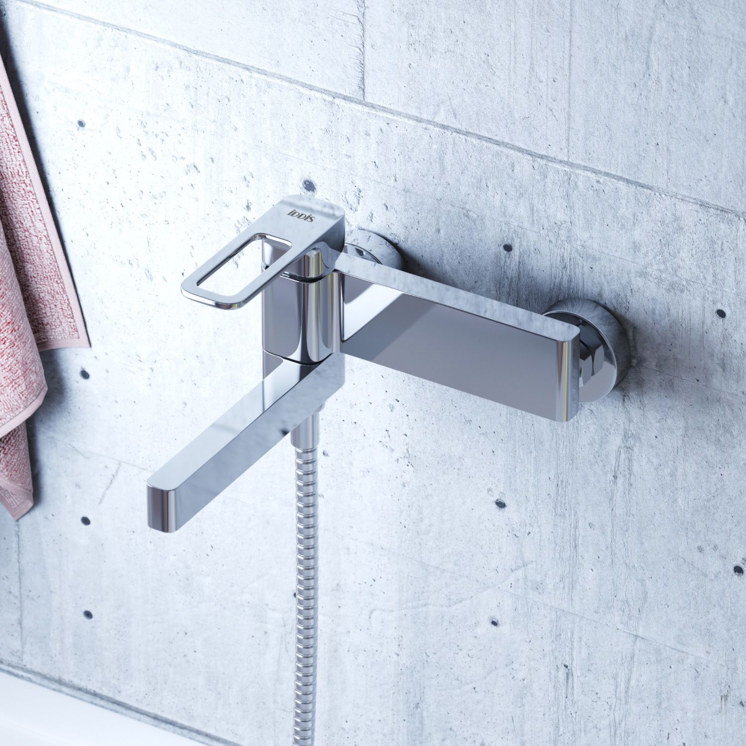 Смеситель для ванны, Iddis Slide, SLISB00i02WA