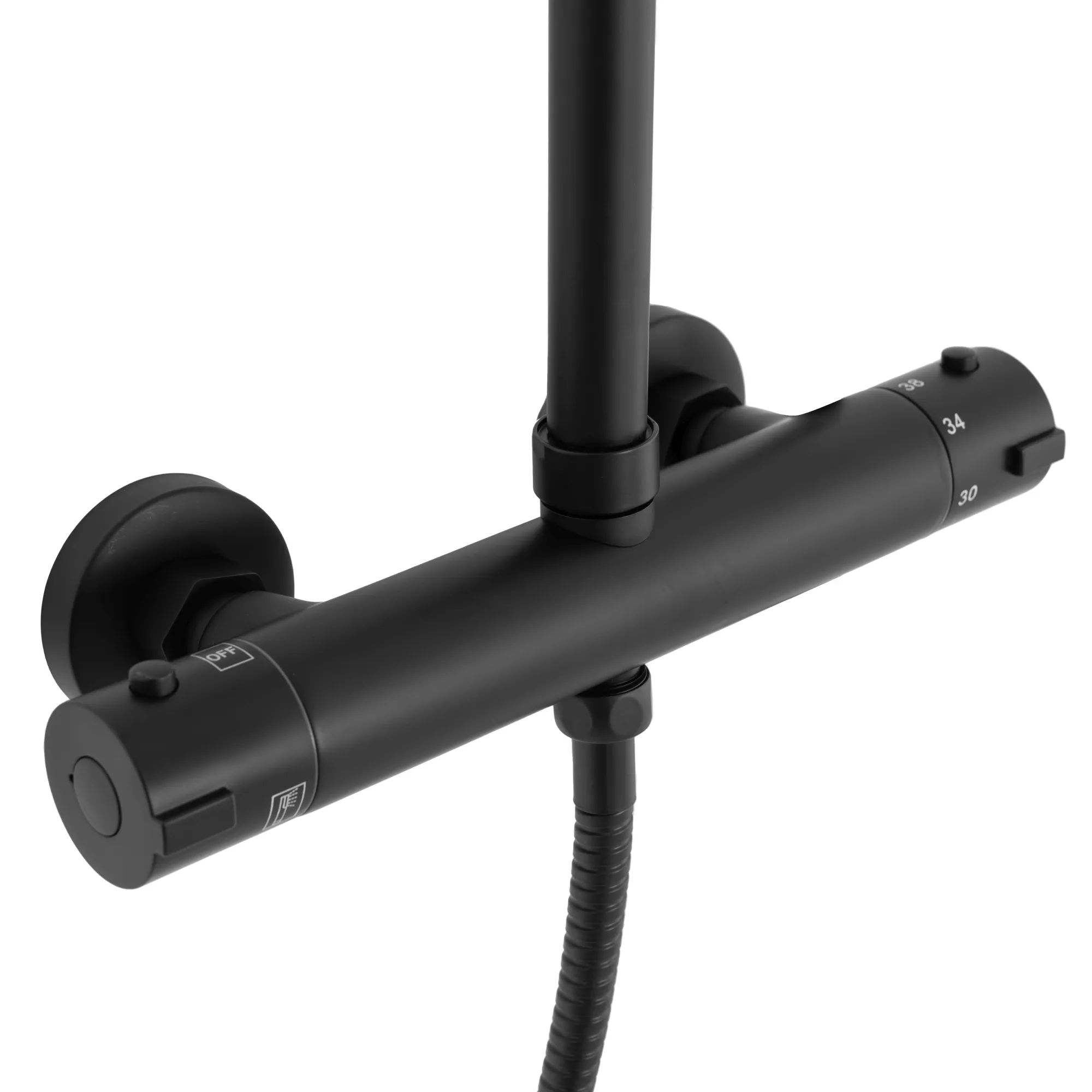 Душевая система Rea Bliss Black, REA-P8804