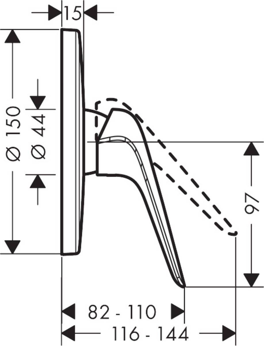 Смеситель для душа Hansgrohe Novus СМ, 71065000
