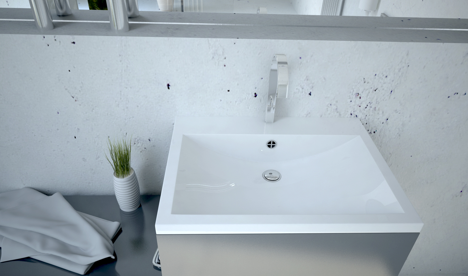 Раковина Andrea 580, 58x48