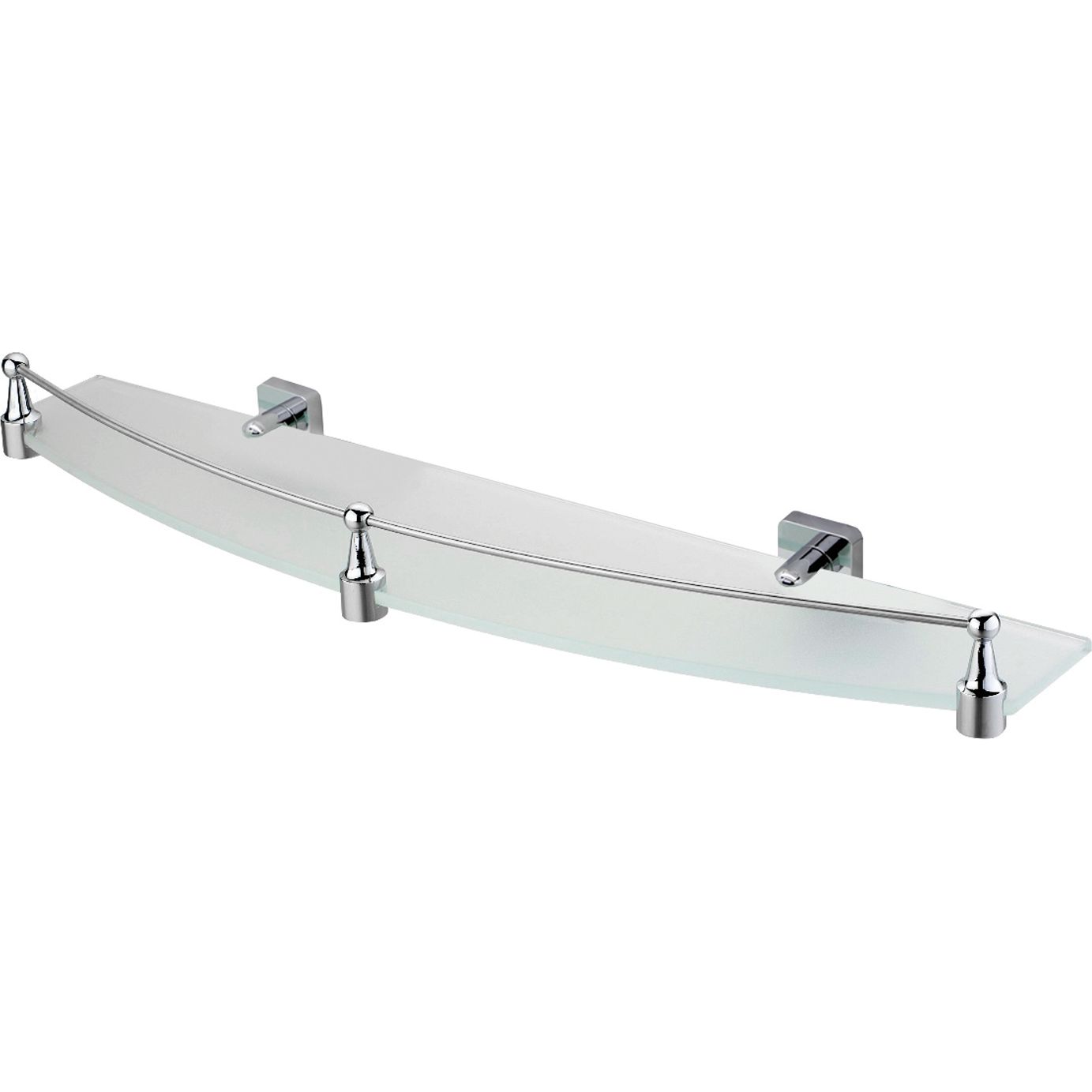 Полка стеклянная с бортиком WasserKRAFT Dill, K-3944