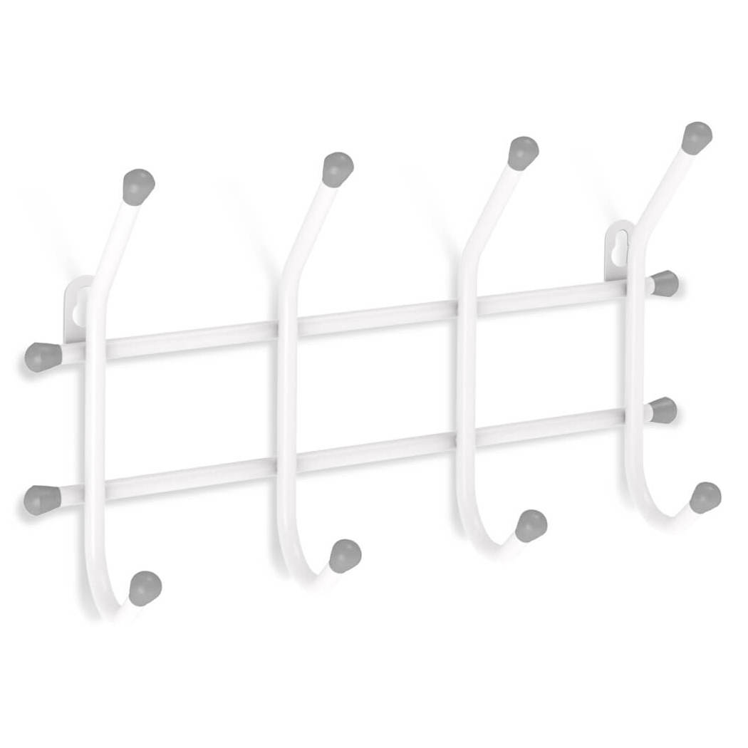 Вешалка Sheffilton Стандарт 1/4 белый/серый, 195852