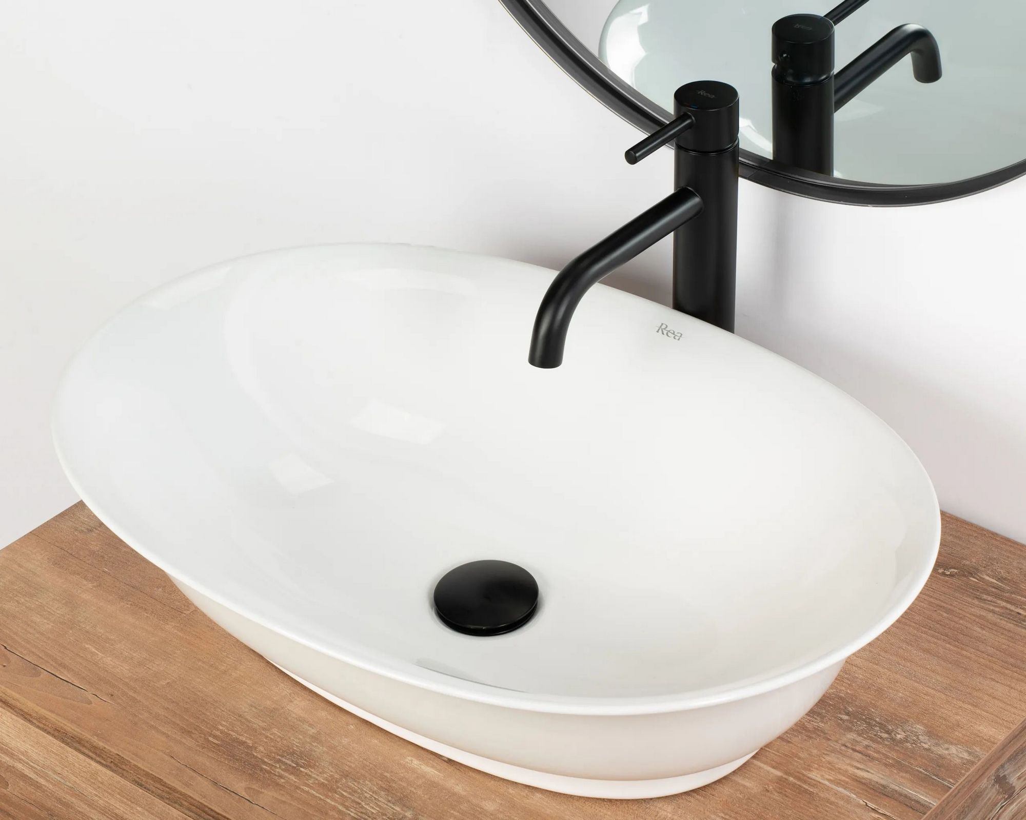 Умывальник Rea Roma White 56x40, REA-U5600