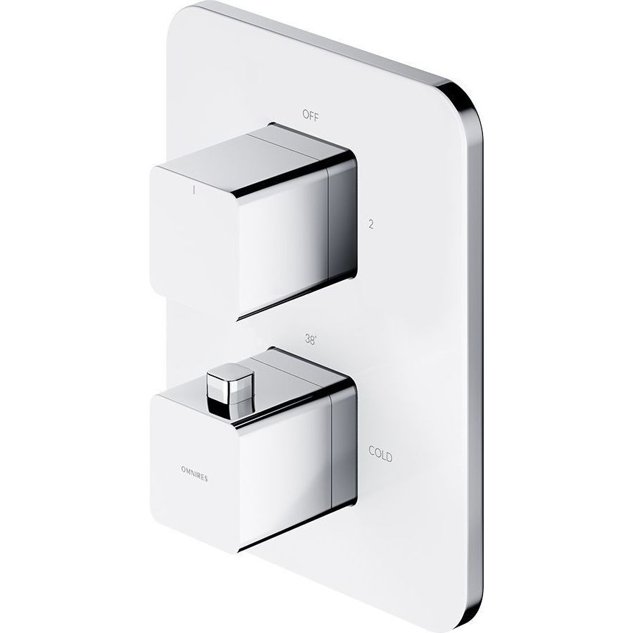 Термосмеситель для ванны скрытого монтажа Omnires Parma, PM7436CRВ