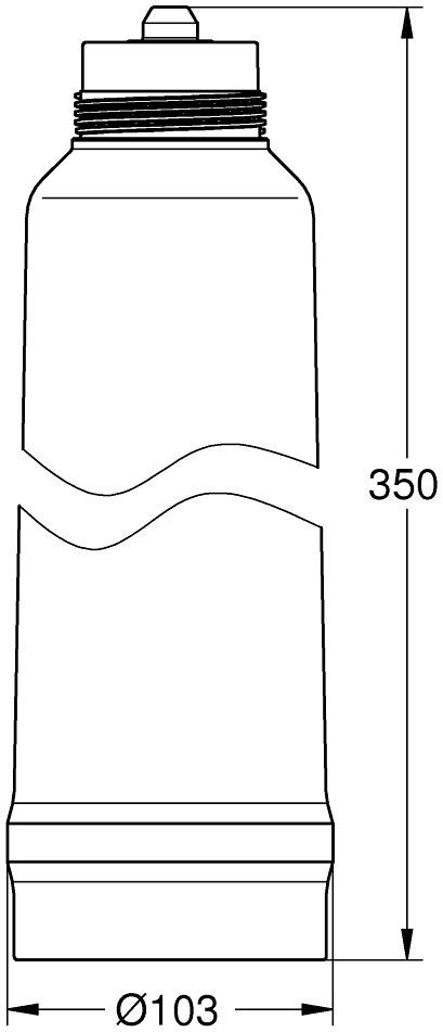 Сменный фильтр Grohe Blue, 40412001