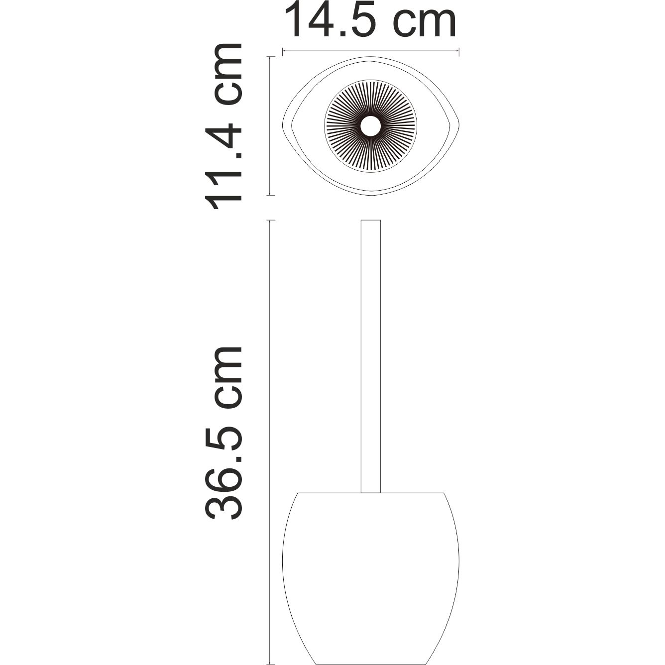 Ерш напольный WasserKRAFT Eider, K-33327