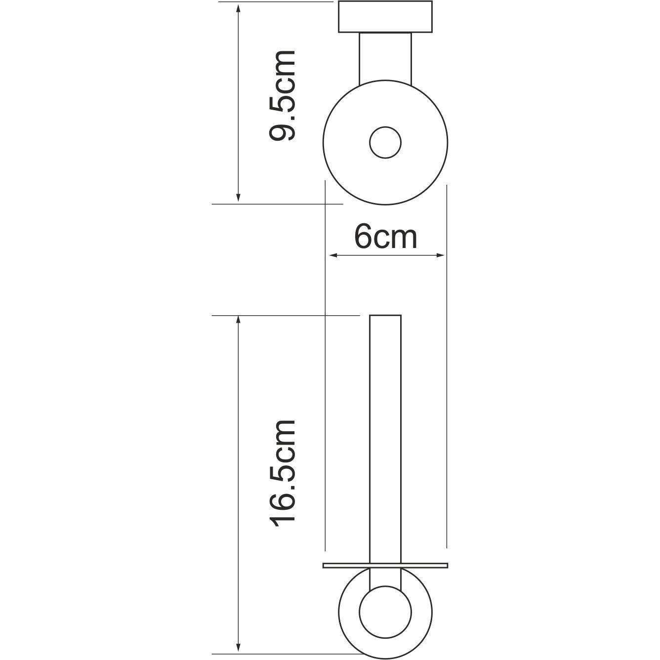 Держатель туалетной бумаги WasserKRAFT Donau, K-9497