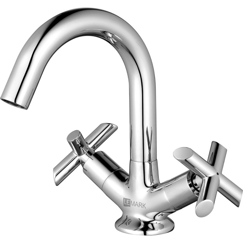 Смеситель для умывальника с поворотным изливом Lemark Praktica, LM7507C
