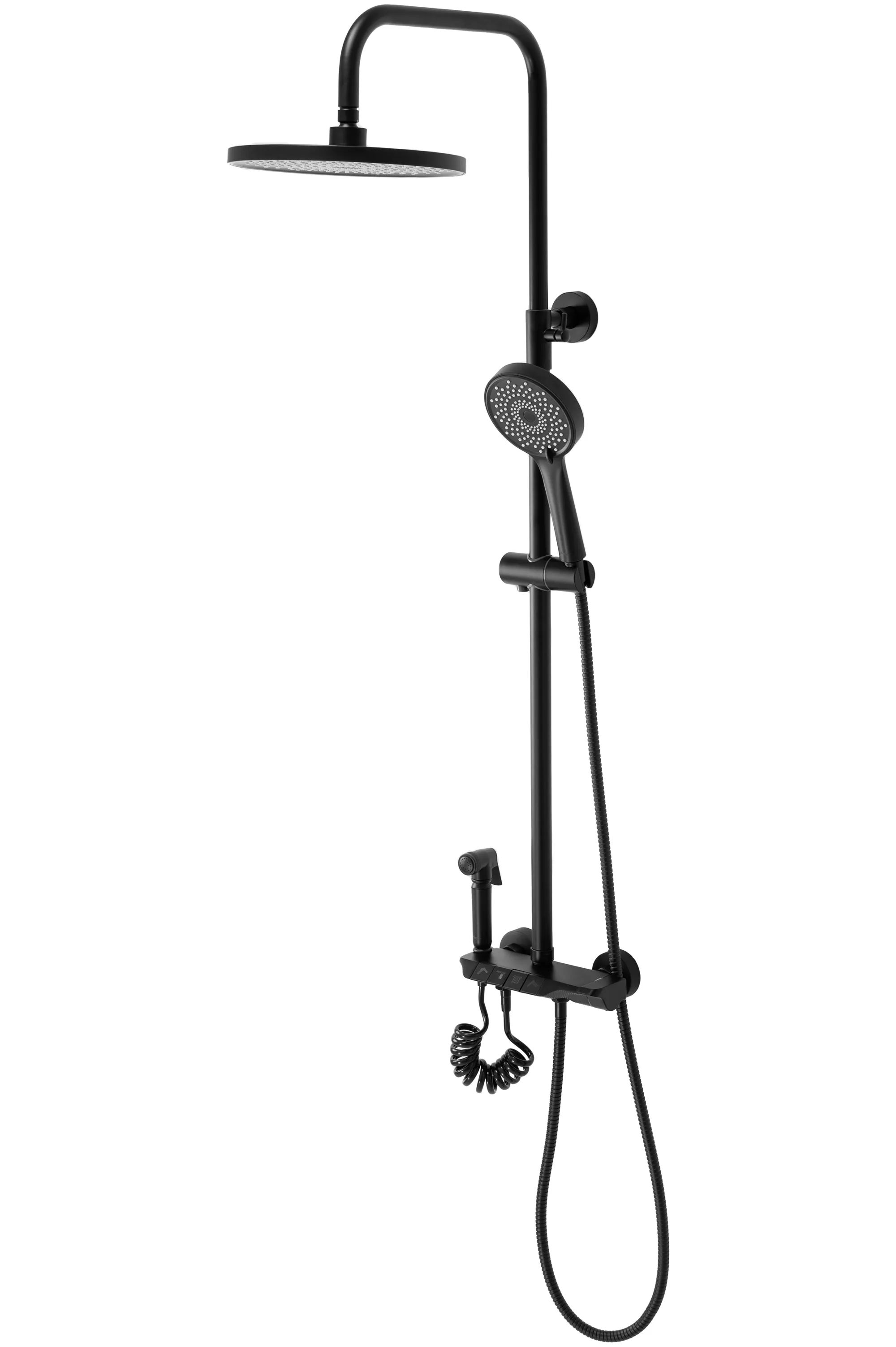 Душевая система Rea Max Black, REA-P6615
