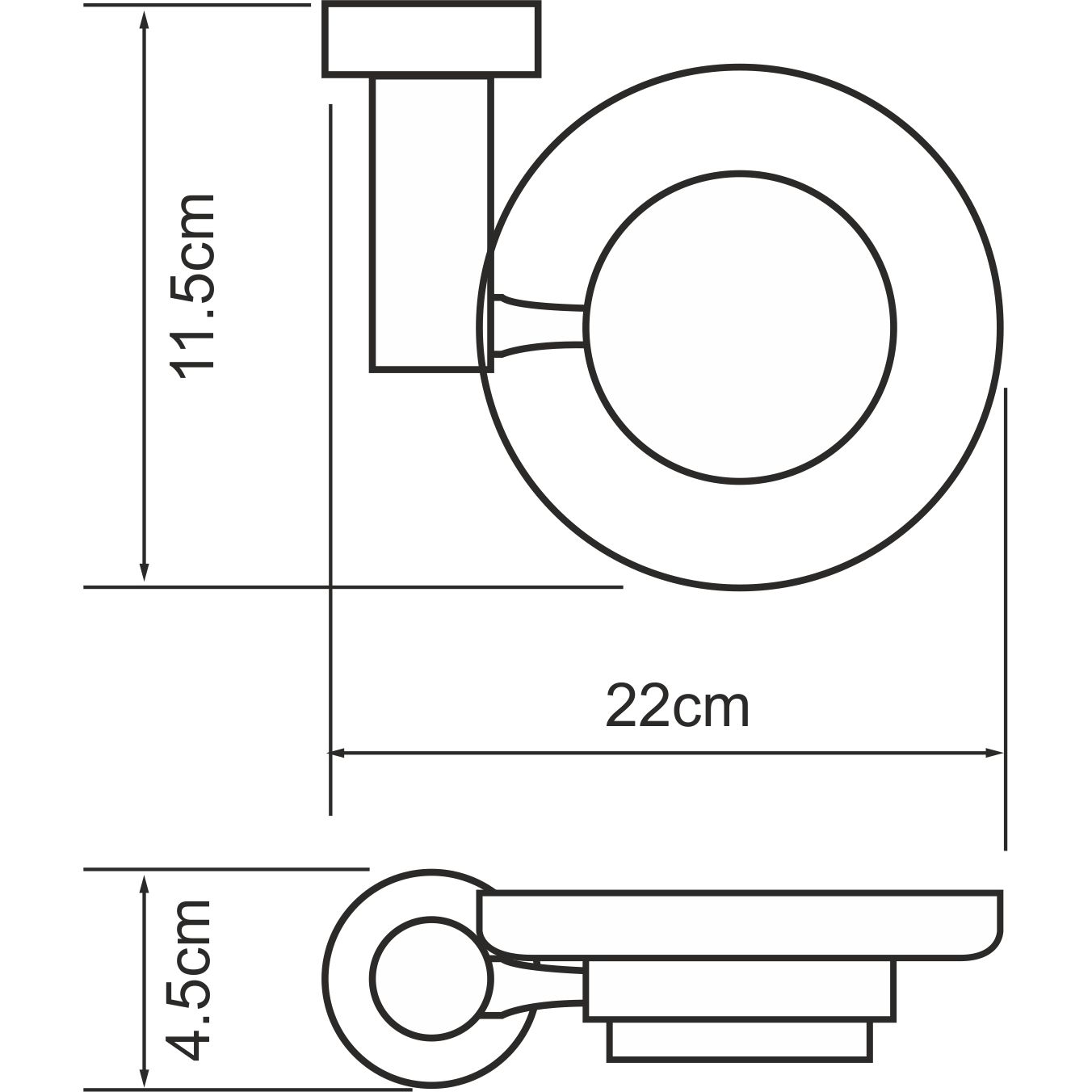Мыльница WasserKRAFT Donau, K-9429