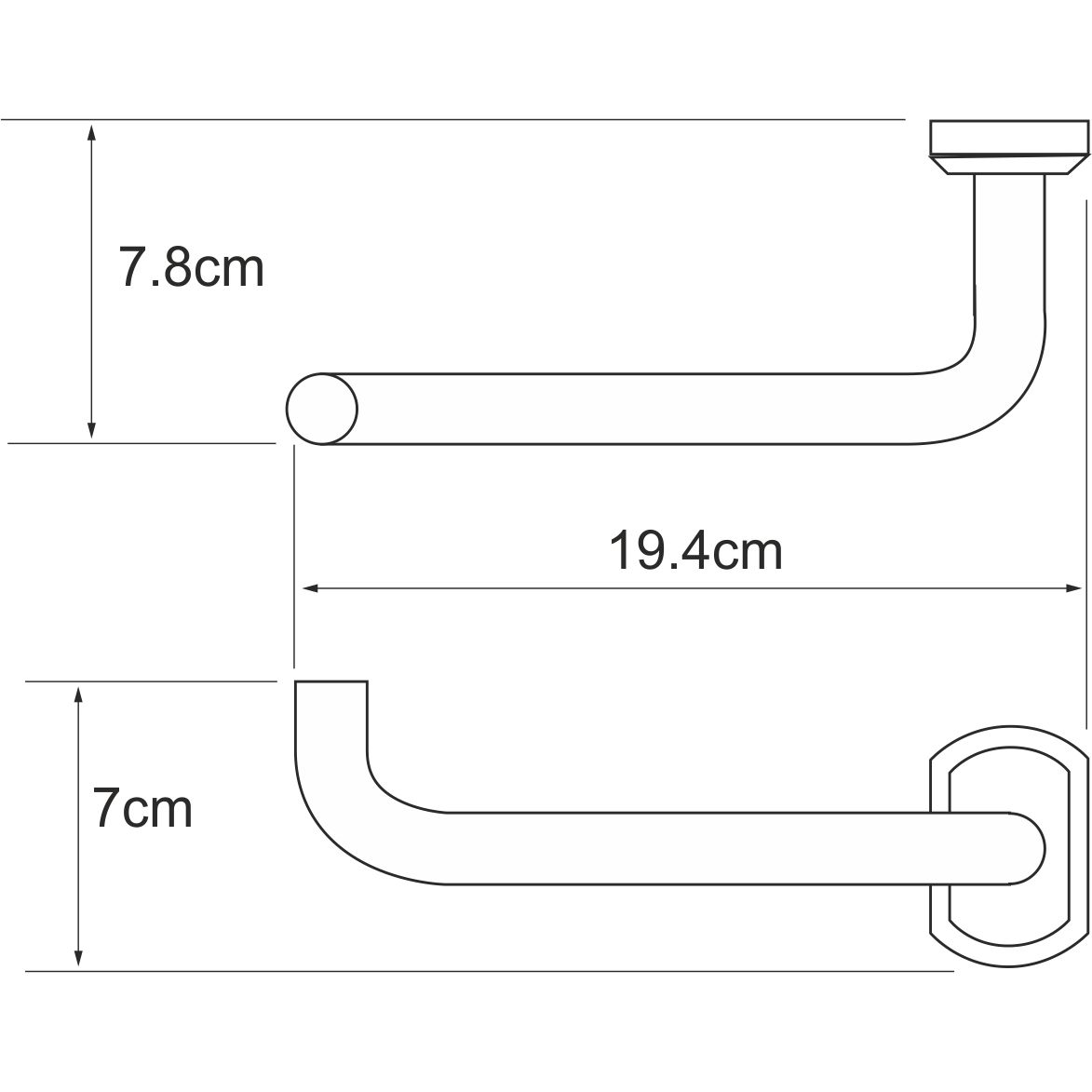 Держатель туалетной бумаги WasserKRAFT Oder, K-3096