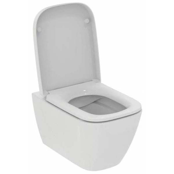 Подвесной унитаз Ideal Standard i.life B с технологией RimLS+ с сиденьем, T461401+T468301
