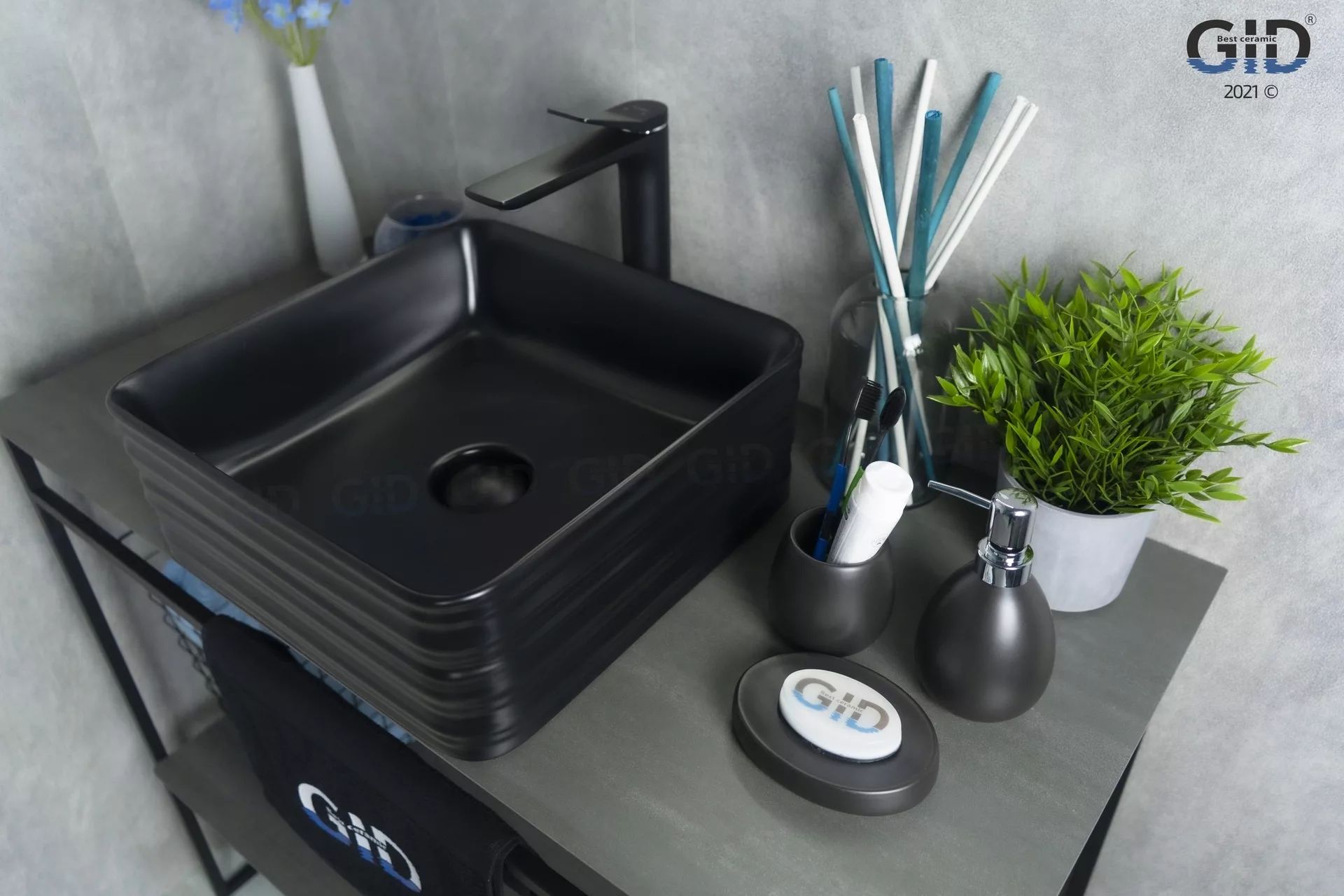 Умывальник Gid BM965 38.5x38.5, 53339