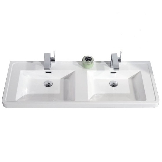 Раковина из искусственного мрамора Belbagno Ancona 120x48, EA-1200-2-LVB