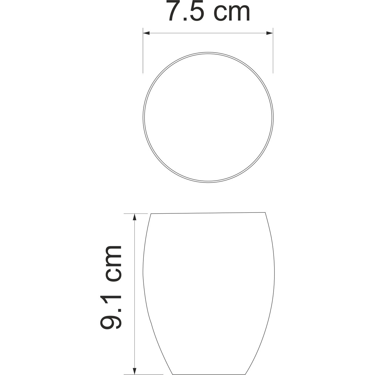 Стакан для зубных щеток WasserKRAFT Ruwer, K-6728