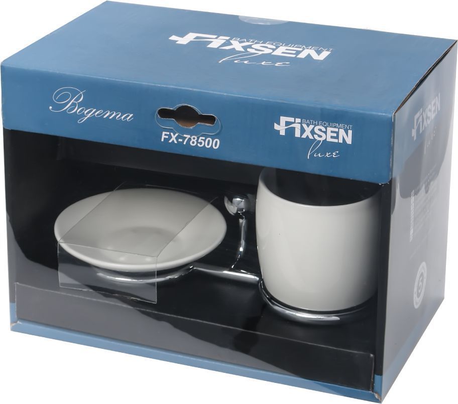 Мыльница+подстаканник Fixsen Bogema, FX-78506+08