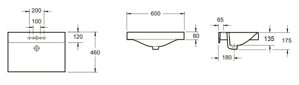 Врезная раковина Lavinia Boho Bathroom Sink, 33311012
