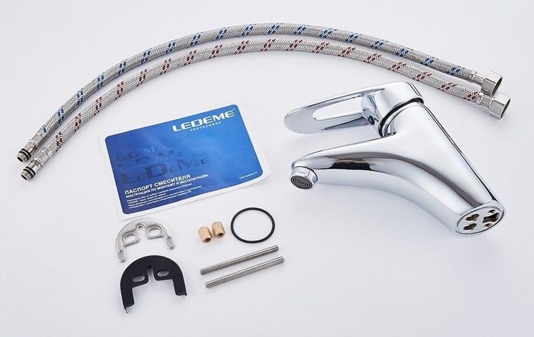 Смеситель для умывальника Ledeme L1007