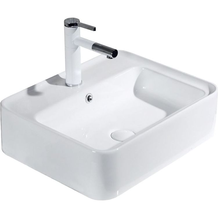Раковина керамическая накладная Belbagno 52x42, BB1367