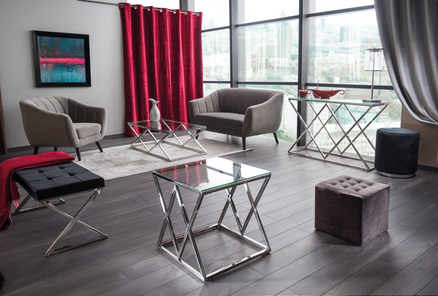 Пуф Signal Lori Velvet Bluvel 14 серый, LORISZV