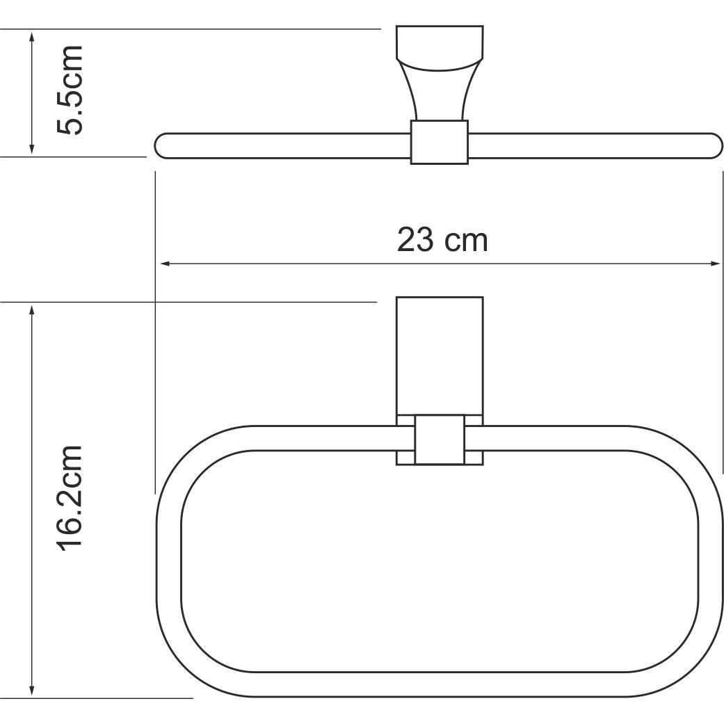 Держатель полотенец WasserKRAFT Exter, K-5260