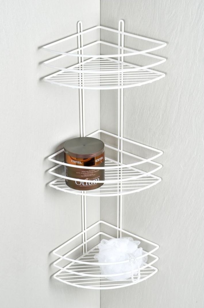 Полка угловая трехэтажная Fixsen, FX-710W-3