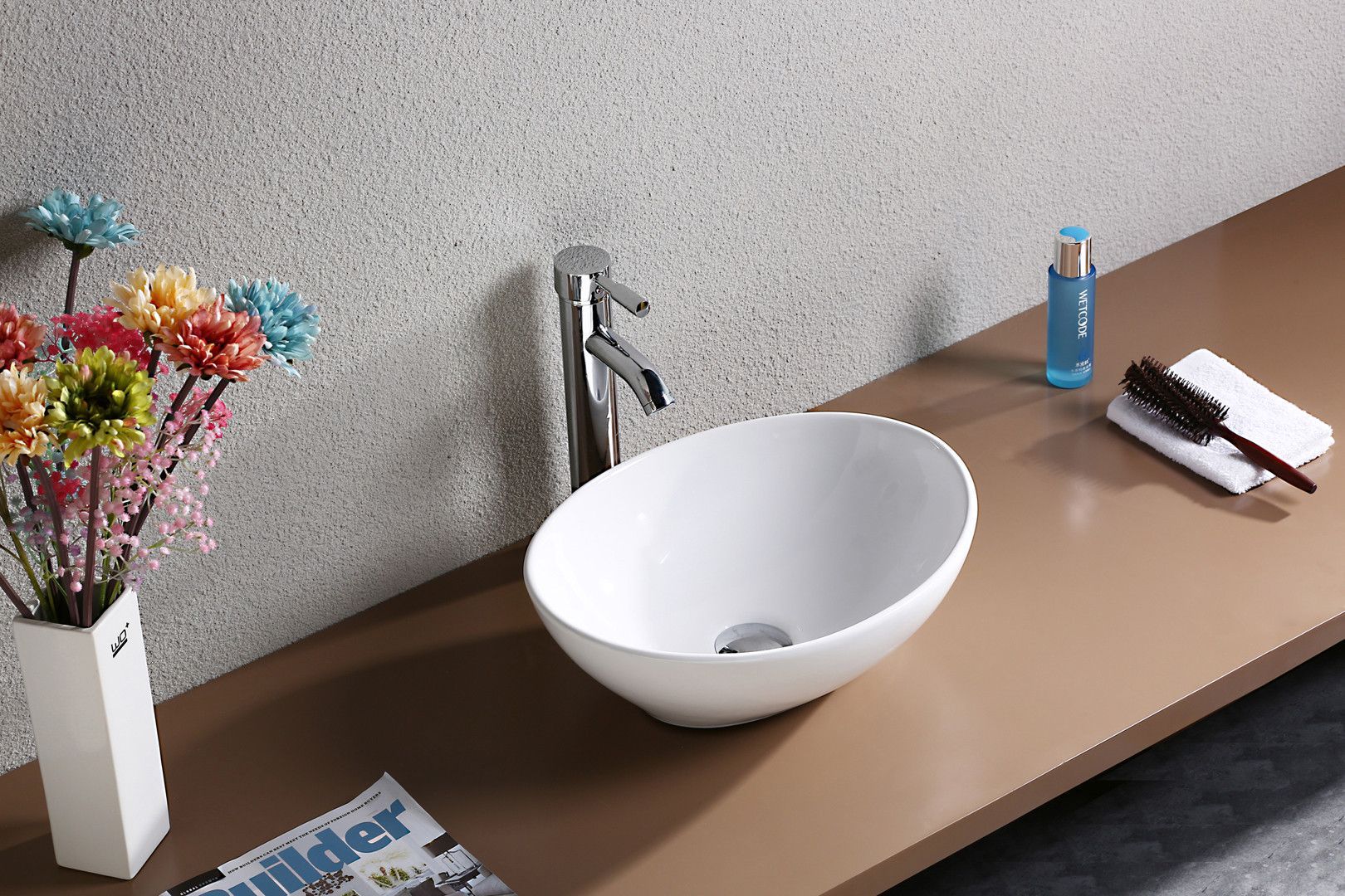 Раковина для ванной Ceramalux 40.5x33, 7138