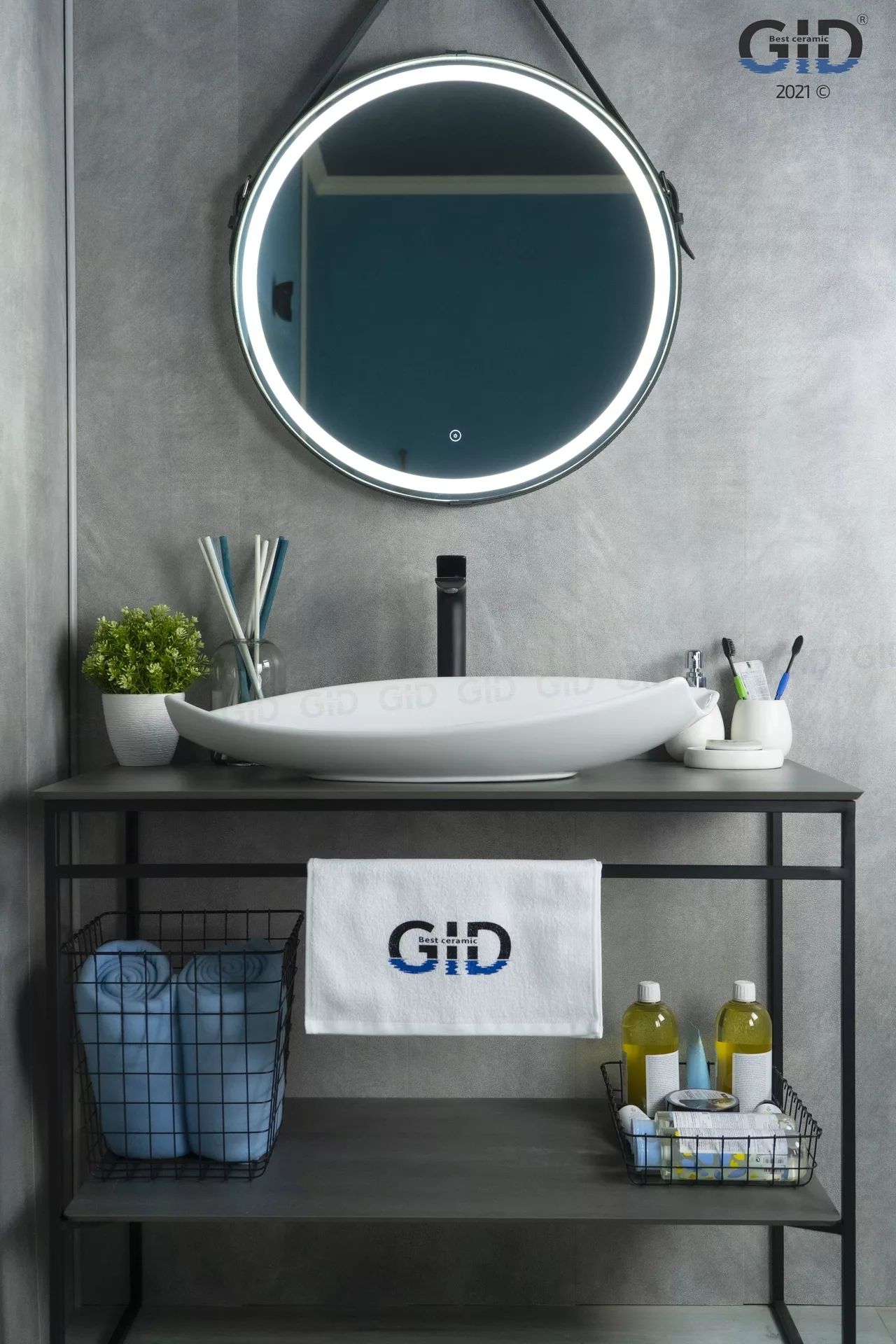 Умывальник Gid N9178 74x38, 51171