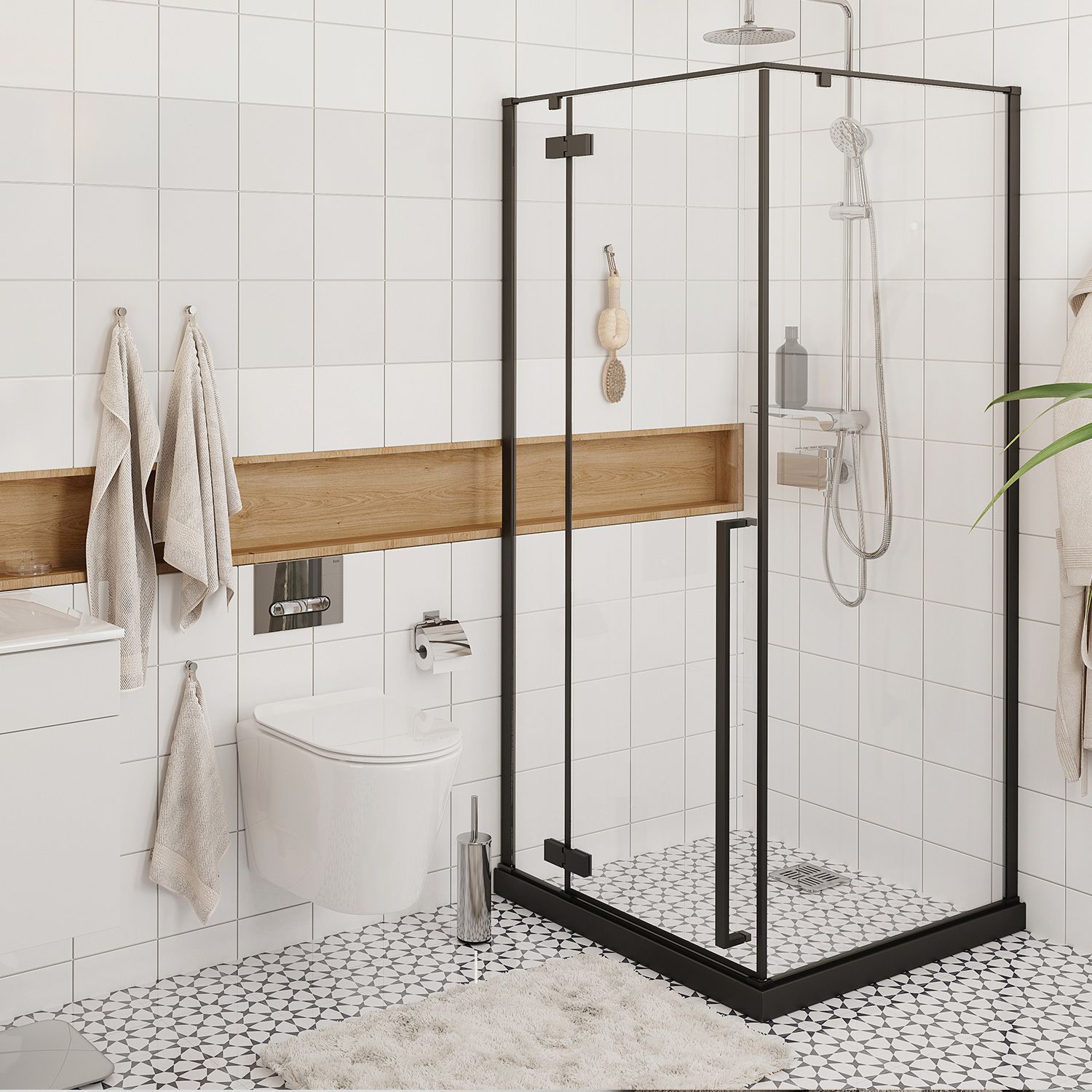 Комплект крючков, 4 шт., хром, Iddis , HOK4SC0i41