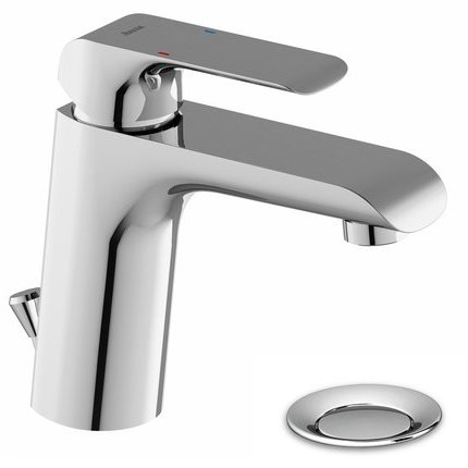 Смеситель для умывальника с донным клапаном Ravak Flat FL 013.00, X070117