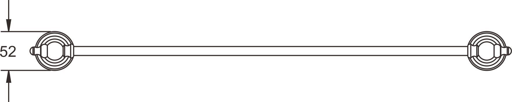 Полотенцедержатель Rose, RG1117Q