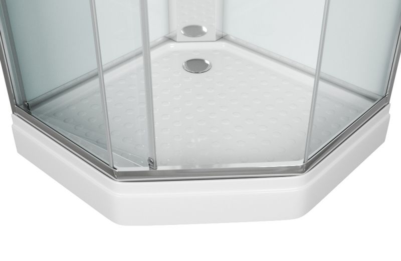 Душевая кабина Bravat N10806 White 90x90, BC090.6100A White