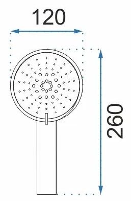 Душевой набор Rea L.Gold, REA-P6637