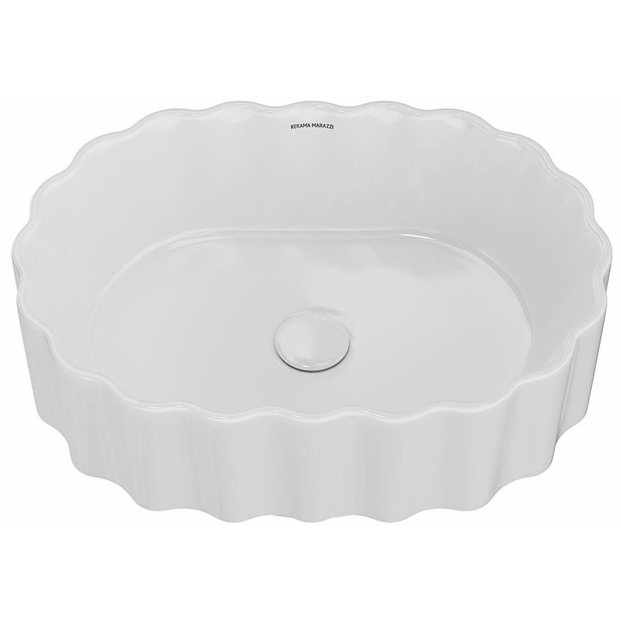 Раковина Kerama Marazzi Artbasin Conchiglia 50.5x36.6, CC.wb.50\WHT