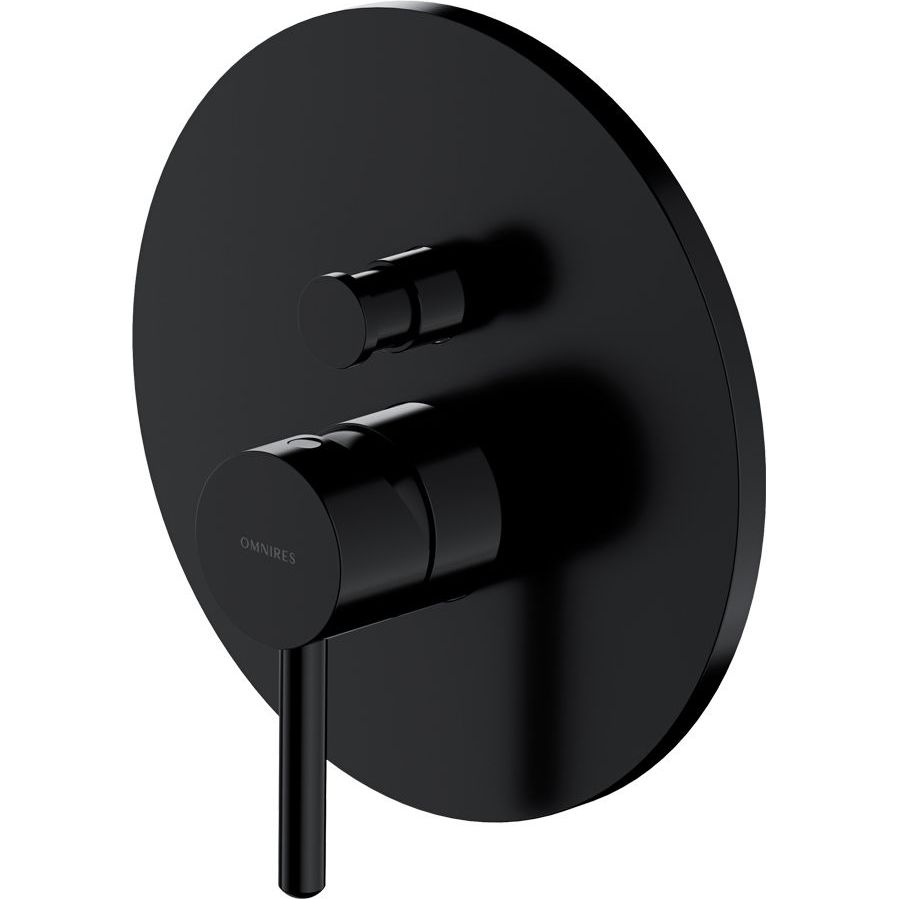 Смеситель скрытого монтажа для ванны Omnires Y, Y1235BL