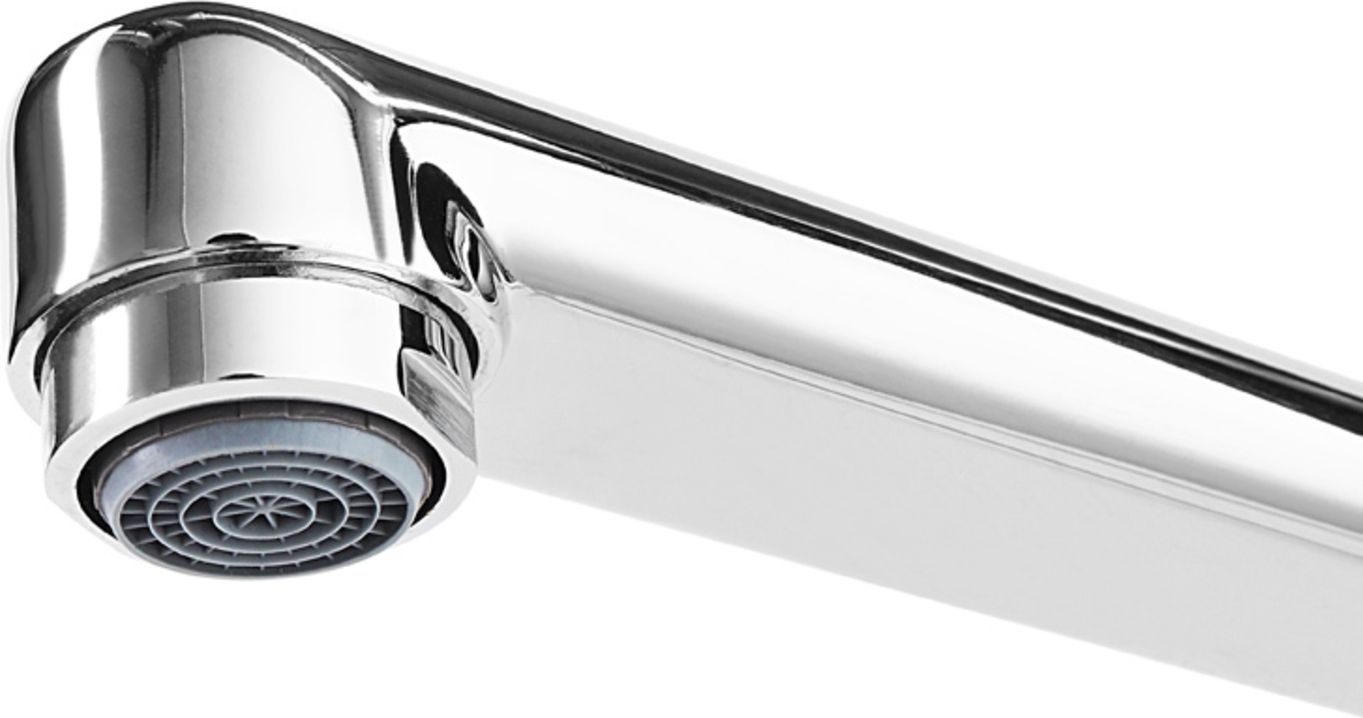 Смеситель для ванны с длинным изливом с керамическим дивертором, Iddis Zodiac, ZODSBL2i10WA