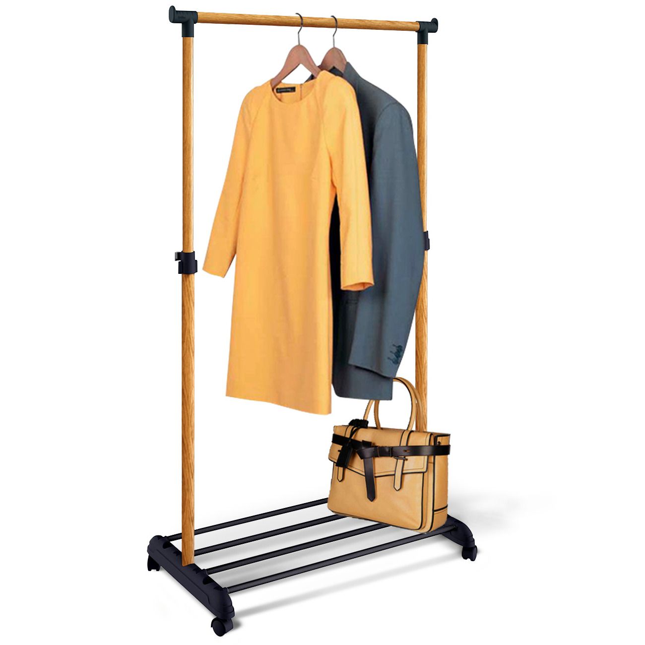 Вешалка Sheffilton CH-4345 черный/светлый орех, 911202