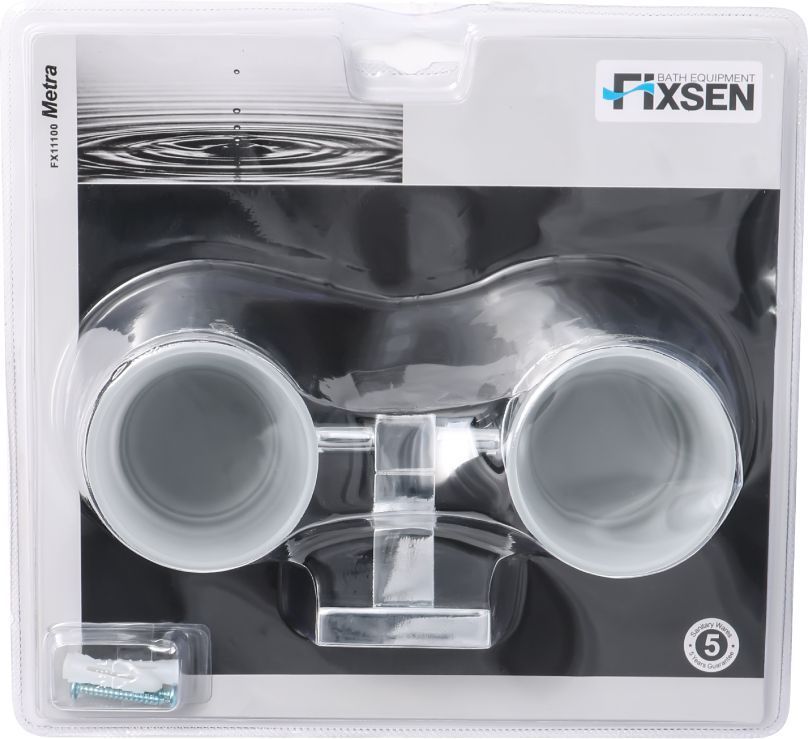 Подстаканник двойной Fixsen Metra, FX-11107